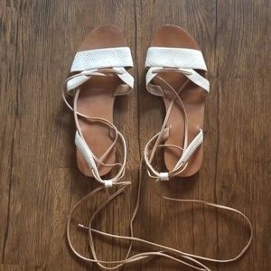 Call it Spring Ankle Wrap/Tie Sandal